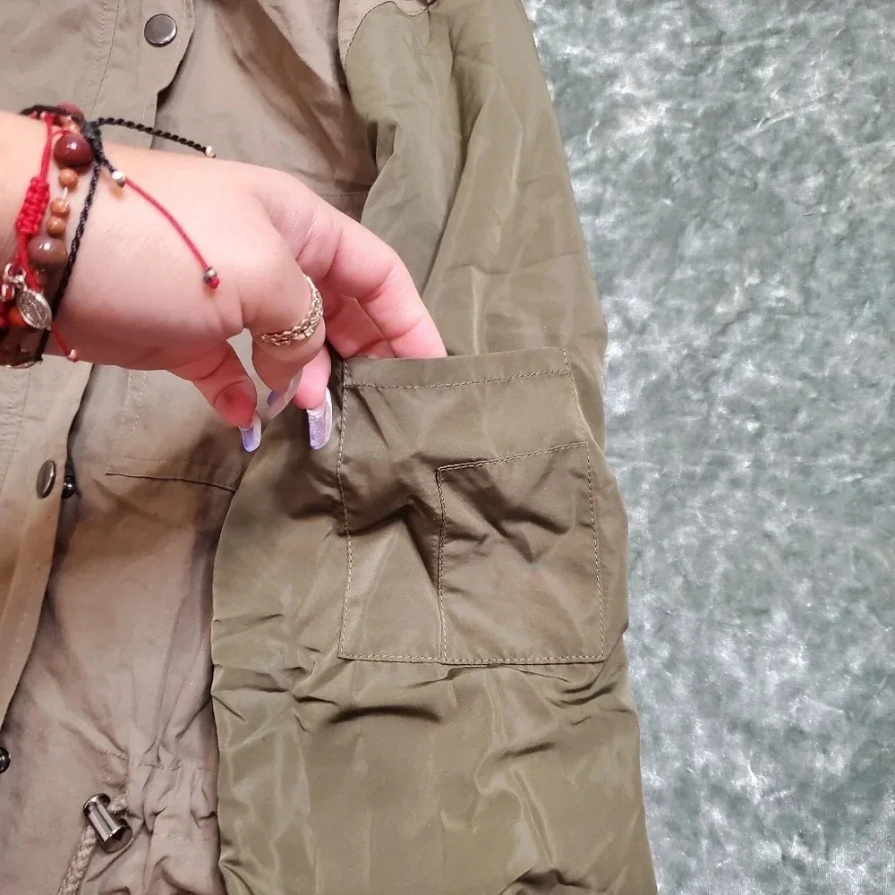 Lulu's Style Sergeant Olive Green Jacket - Picture 7 of 9